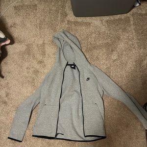 Mens grey nike tech fleece size small